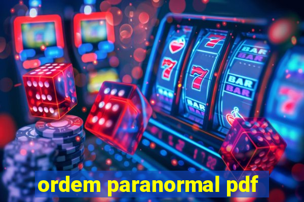 ordem paranormal pdf